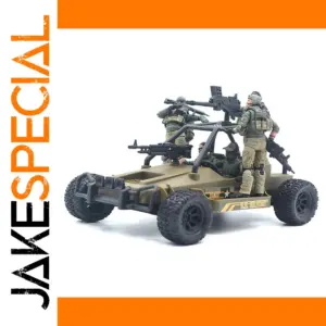 Dark Source 1/18 Scale Paratrooper Action Figure Scene