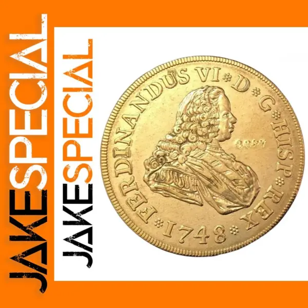 1748 Spain Gold Copy Coin Replica for Collectors