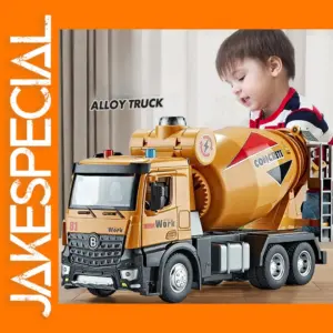 Big Alloy Engineering Diecast Vehicles Set for Kids