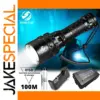 2000 Lumens IP68 Diving Flashlight with Battery