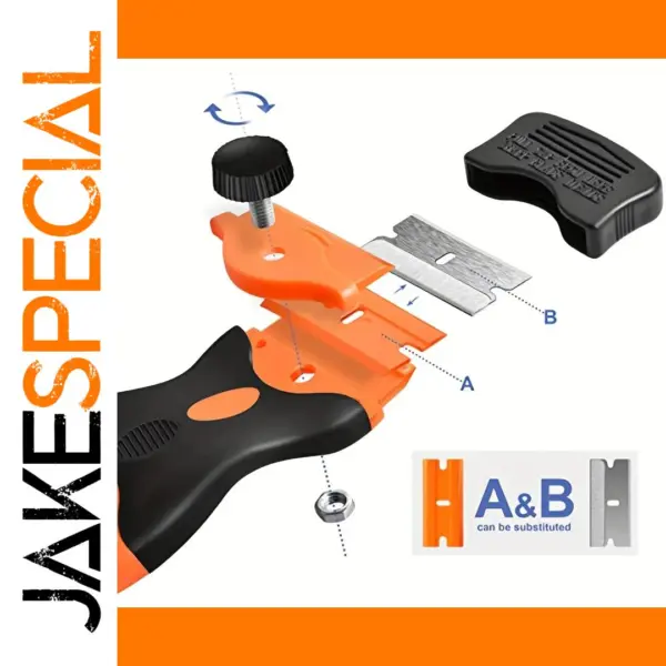 Versatile Razor Blade Scraper with Blades