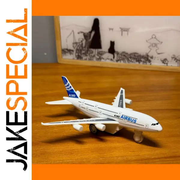 Dual Pack Alloy Airplane Models A380 & 787