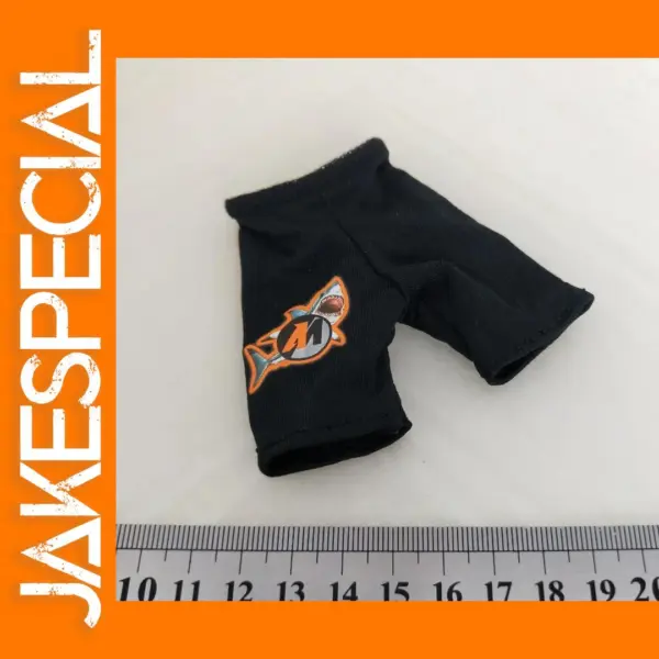 1/6 Scale Black Beach Shorts for 12 Inch Dolls