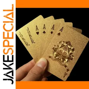24K Gold Foil Playing Cards Deck