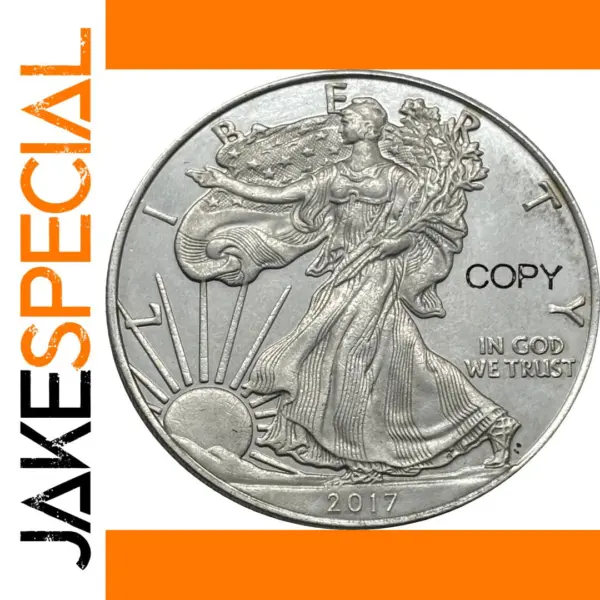 Silver Plated Liberty Eagle Commemorative Coin