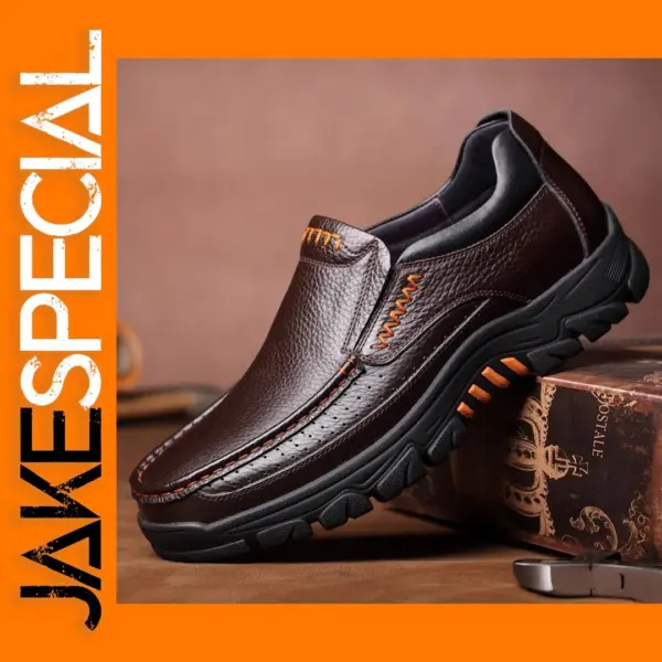 Handmade Genuine Leather Casual Loafers for Men