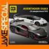 1:24 Lamborghini Aventador SVJ63 Diecast Model