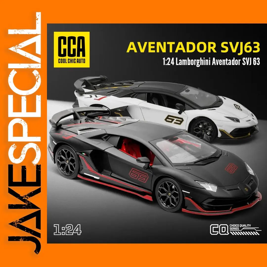 1:24 Lamborghini Aventador SVJ63 Diecast Model 1 1:24 Lamborghini Aventador SVJ63 Diecast Model