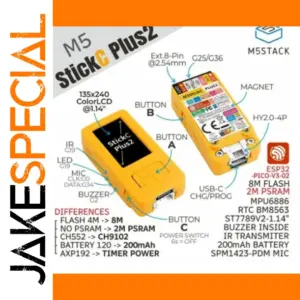 M5StickC PLUS2 Mini IoT Development Kit