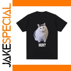 Cat Huh? Funny Meme T-shirt for Women