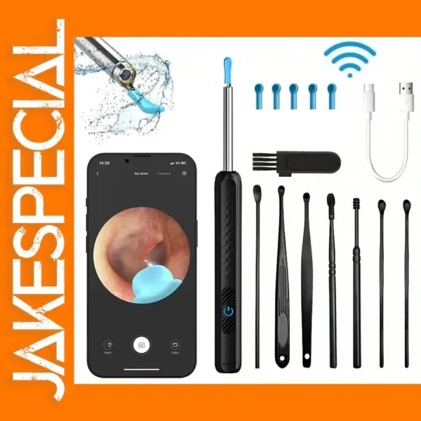 Wireless WiFi Ear Cleaner Otoscope Kit