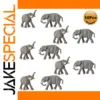 10pcs N Scale Elephants Model Railway Figurines