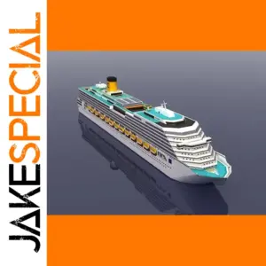 Costa Pacifica Cruise Ship 3D Paper Model