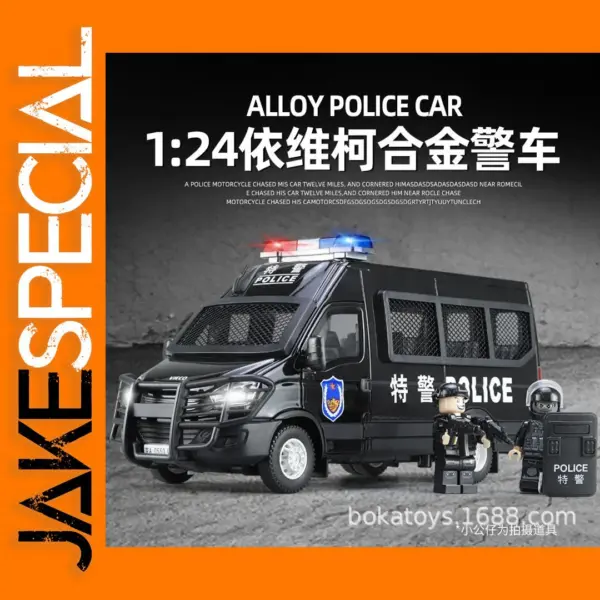 Iveco Police Car Diecast Model for Collectors