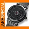 UTHAI CQ58 Men's Quartz Watch Stainless Steel