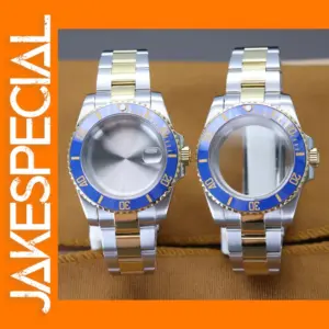 40mm Gold Stainless Steel Watch Case Set