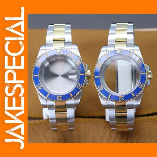 40mm Gold Stainless Steel Watch Case Set
