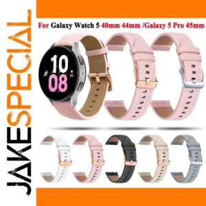 Galaxy Watch 4/5 44mm/40mm Soft Leather Strap