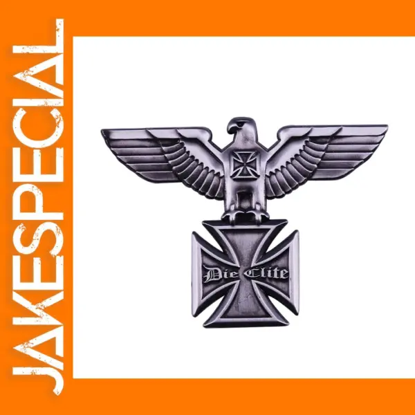 Eagle Cross Enamel Pin Badge Accessory