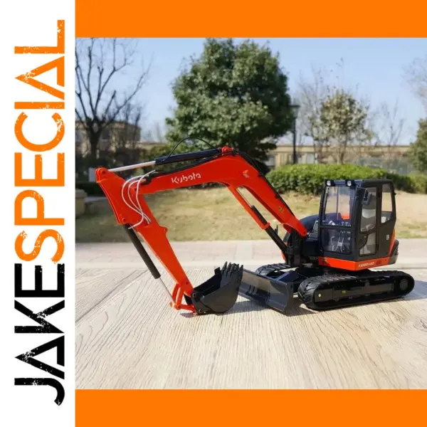 1:24 Scale Kubota KX080-4 Excavator Model