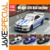 1/32 Scale Nissan Skyline GTR R34 Diecast Car