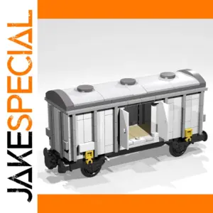 269PCS DIY 4-Wheel Box Wagon Train Set