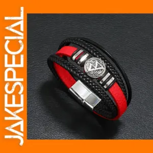 Punk Vintage Leather Cuff Bracelet for Unisex