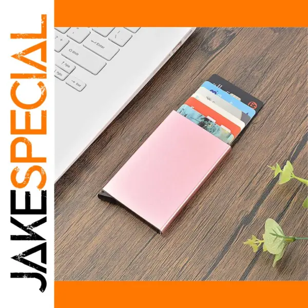 Slim Stainless Steel RFID Credit Card Holder