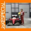 1:64 Scale Racing Driver Action Figure Model