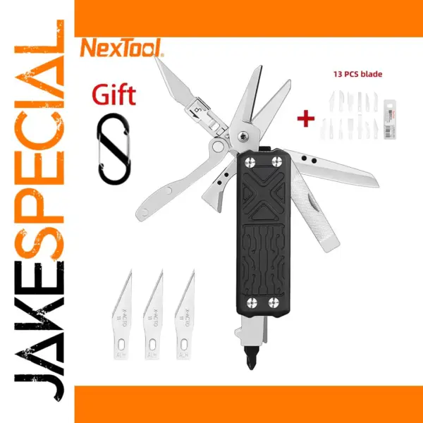 NexTool Portable Multitool with Blades and Scissors