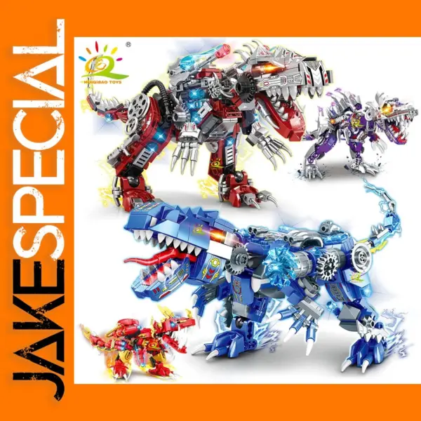 Jurassic Dinosaur World Building Blocks Set