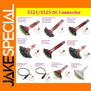 5521 5525 DC Power Cable for CCTV Cameras