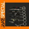 Mini Metal Gun Keychain for Collectors