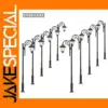10pcs Warm White N Scale Street Lamps Set
