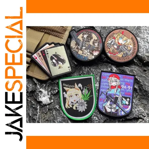 Girl Frontline 9A91 Team Morale Patch AGS-30 Badge