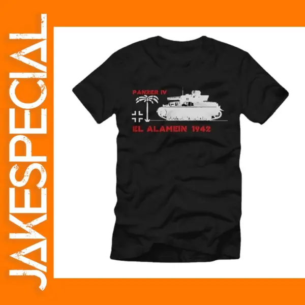 El Alamein 1942 Panzer IV T-Shirt S-3XL