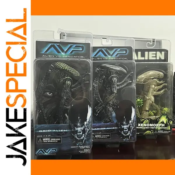 NECA Alien vs Predator Grid Warrior Xenomorph Figure
