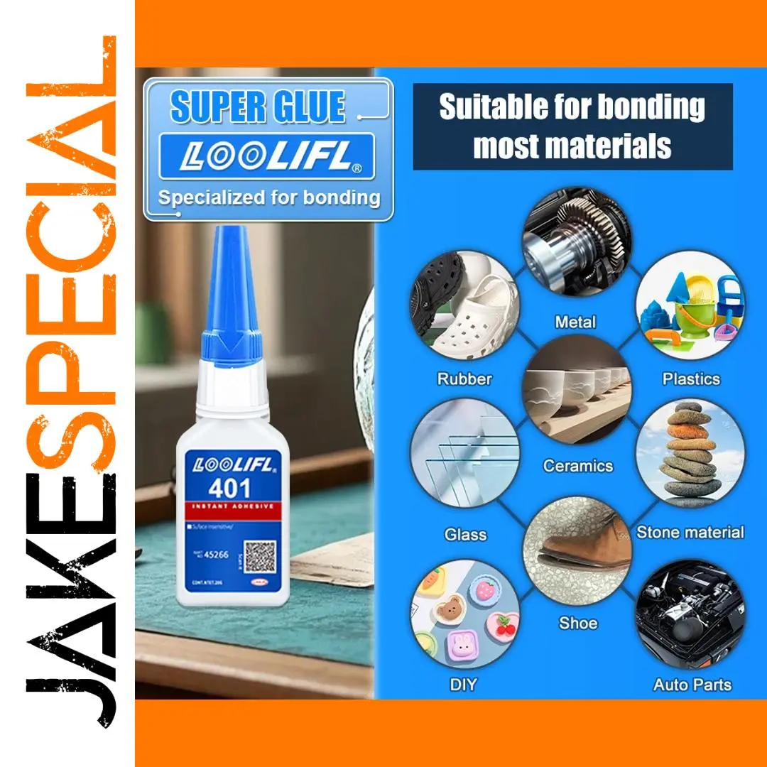 LOOLIF 401 Super Glue 20g Instant Bond 1 LOOLIF 401 Super Glue 20g Instant Bond