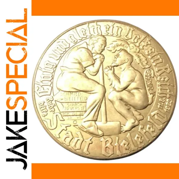 1923 Germany Notgeld Goldmark Replica Coin