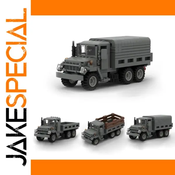 World War II US M35 Military Truck Building Set