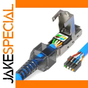 CAT7 RJ45 Connector 50U No Crimping Tool Required