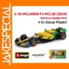 Bburago 1:43 McLaren 2024 MCL38 Die-Cast Model