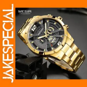 MEGIR MS2221GGD-1N3 Men's Quartz Chronograph Watch
