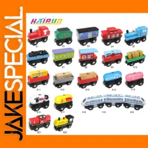 Wooden Magnetic Train Toy for Kids