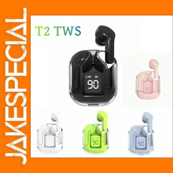 T2 Wireless Bluetooth Earbuds with ENC Sound