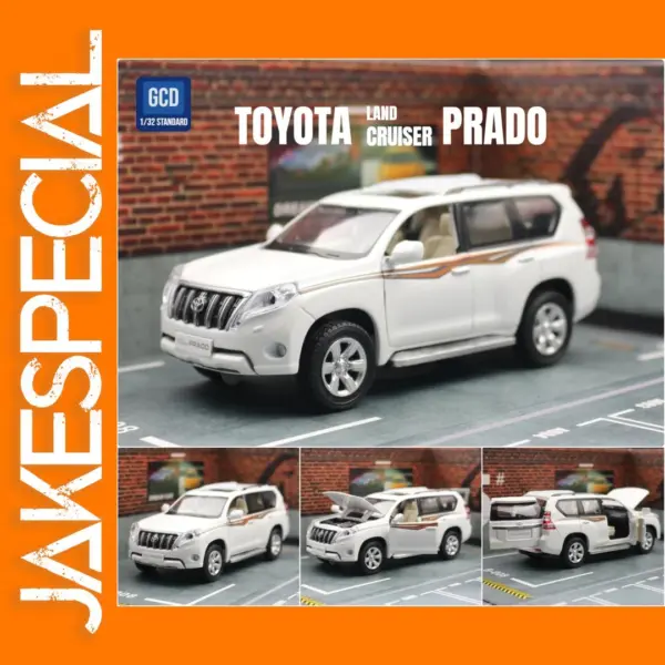 1/32 Toyota Land Cruiser Prado Diecast Model
