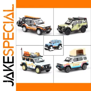 1/64 Scale Off-Road Tank Model Set