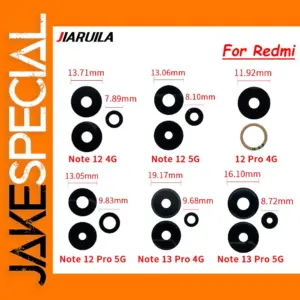 Camera Glass Lens for Xiaomi Redmi Note Series