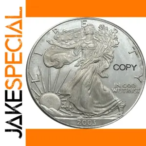 2003 Liberty Silver Plated Eagle Replica Coin