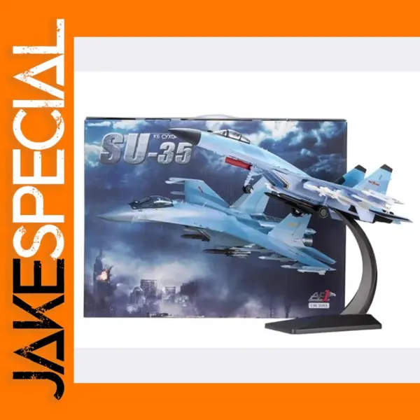 1:48 Scale Diecast SU-35 Fighter Jet Model